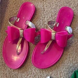 Y2K bow sandals 🩷